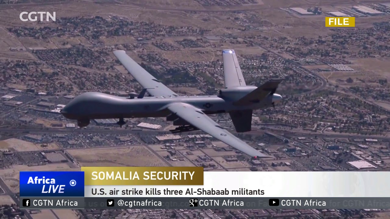 U.S. air strike kills 3 Al-Shabaab militants
