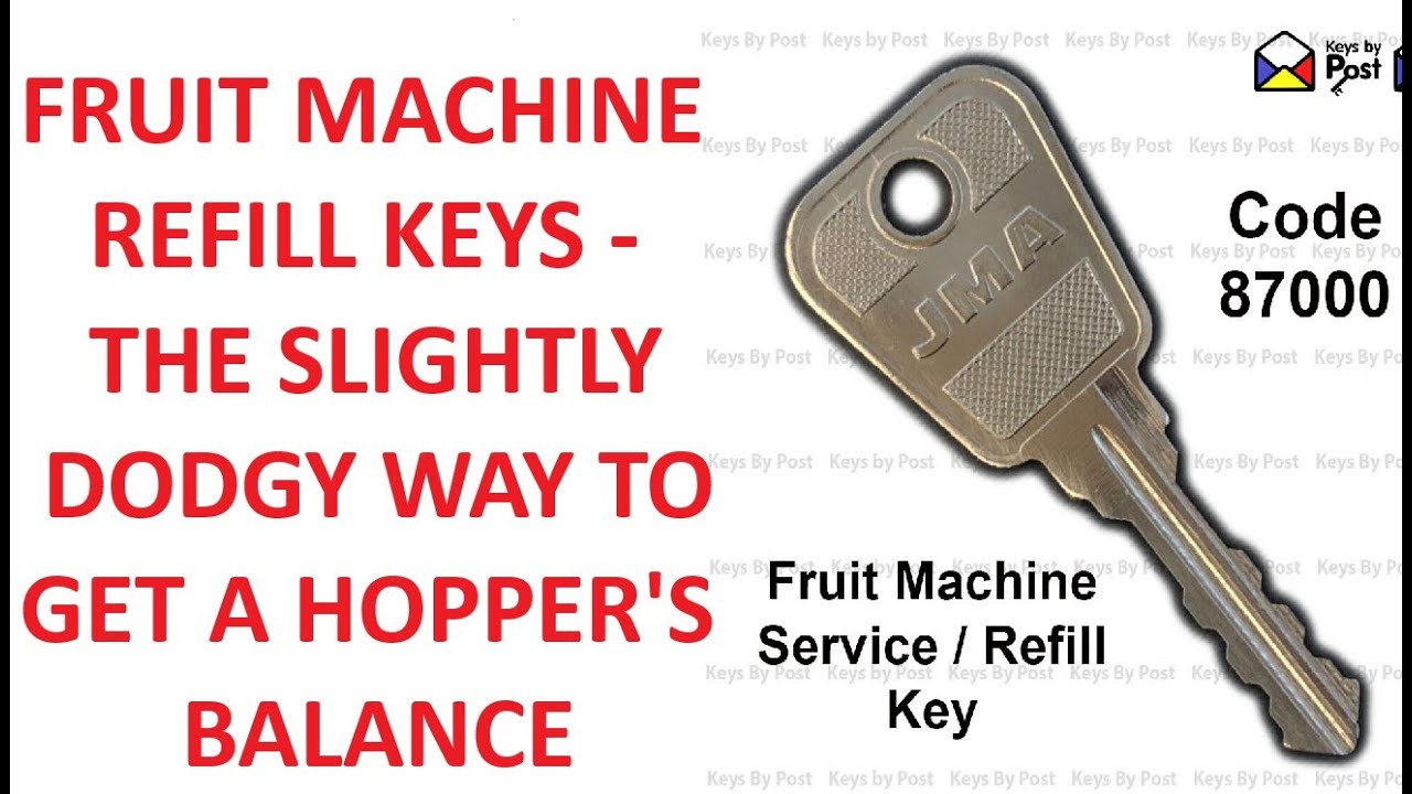 Fruit Machine Refill Keys - Definitely Useful, But Also Slightly Dodgy