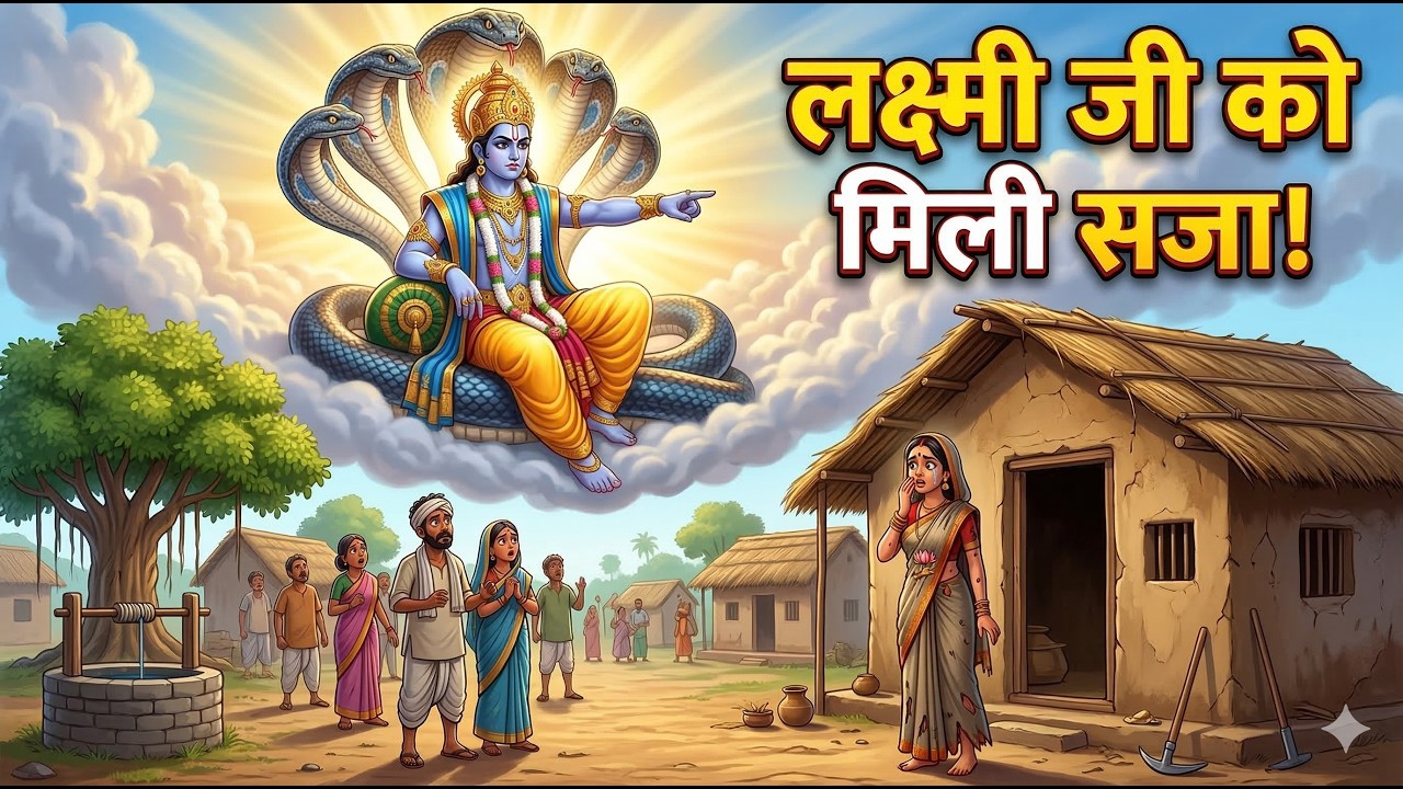 लक्ष्मी जी की एक गलती और भगवान विष्णु ने दी सजा | Vishnu Lakshmi Story | Hindi Kahani