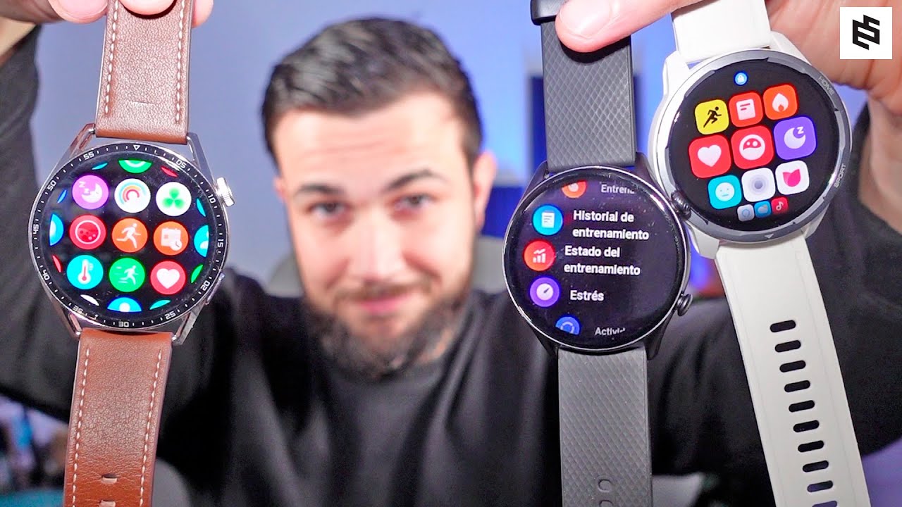 COMPARATIVA! XIAOMI S1 Active vs HUAWEI Watch GT 3 vs AMAZFIT GTR 3 Pro