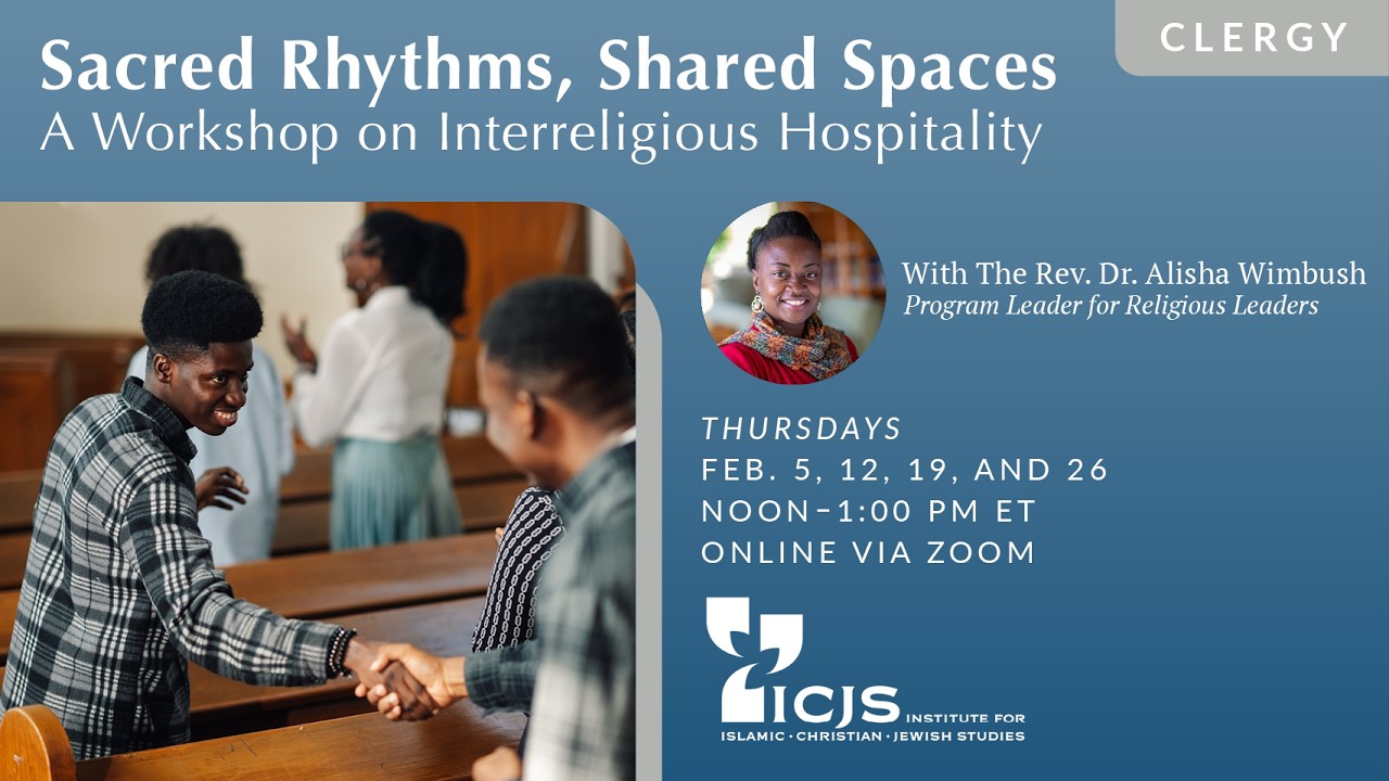Session 2 | Sacred Rhythms, Shared Spaces: A workshop on interreligious hospitality