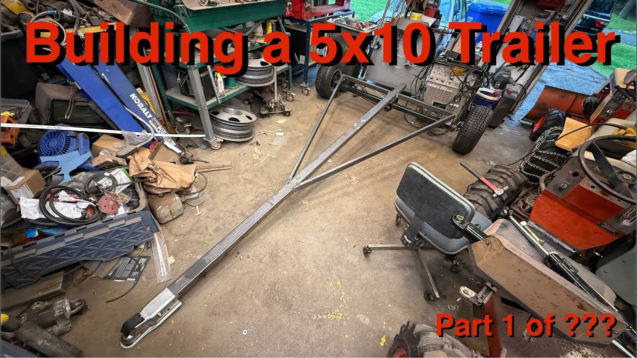 Building a 5x10 utility trailer. The way a trailer ought to be built…. Part 1 of 2