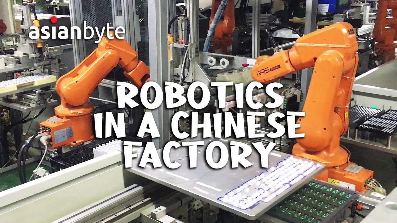 CHINESE FACTORY ROBOTS Are Taking Over in Shenzhen Factory 🇨🇳