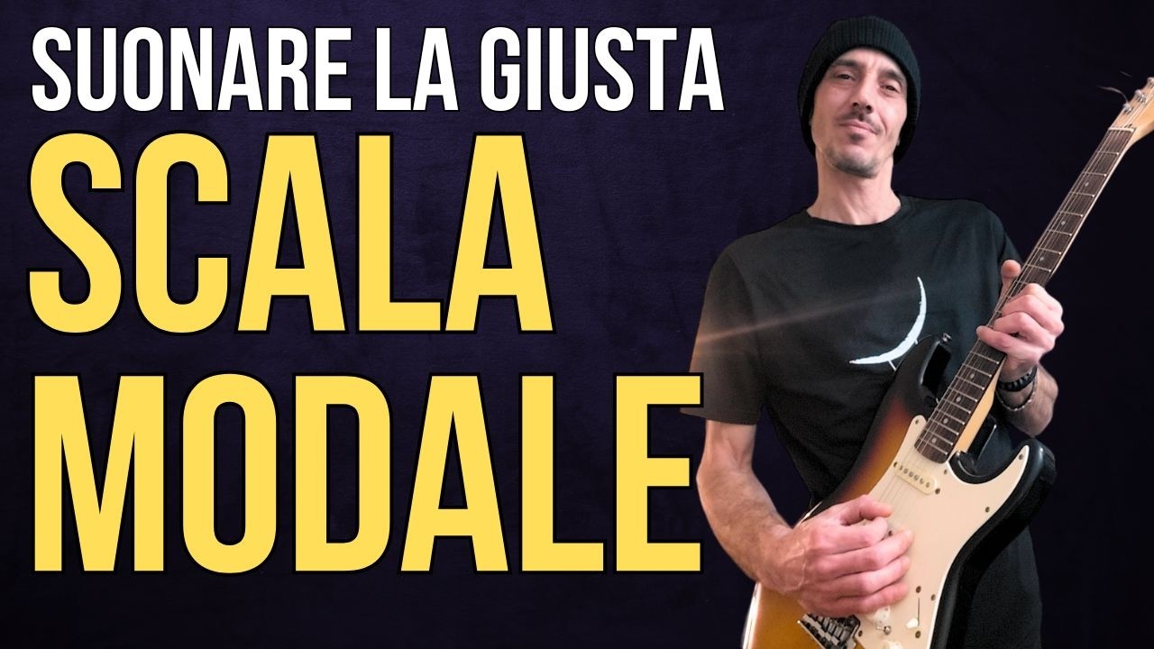 SUONARE LA GIUSTA SCALA MODALE -  #guitar