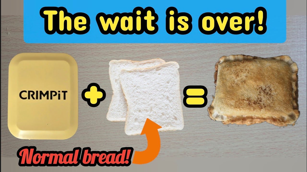 The NEW Crimpit Bread Sealer! Fuss-free, perfect toasties without the hassle of a sandwich toaster.