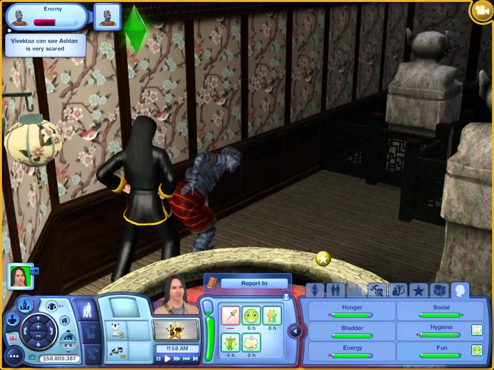 The Sims 3 Adventures China - defeat the mummy!