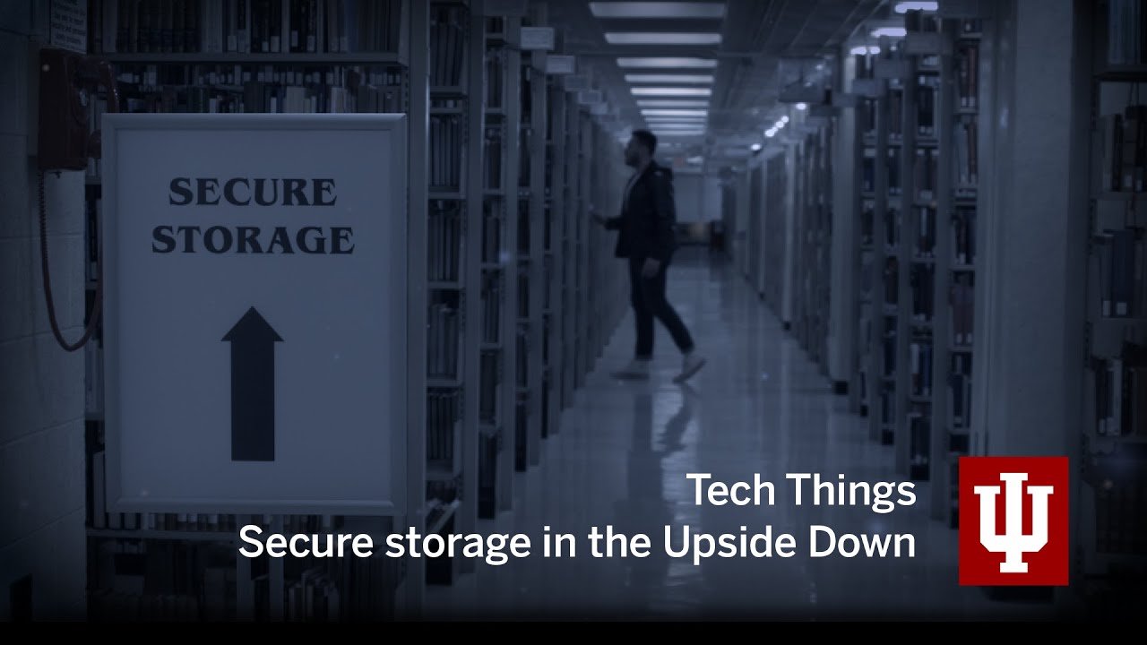 Tech Things: UITS student guide 2020 &bull; Chapter Seven: Secure Storage in the Upside Down