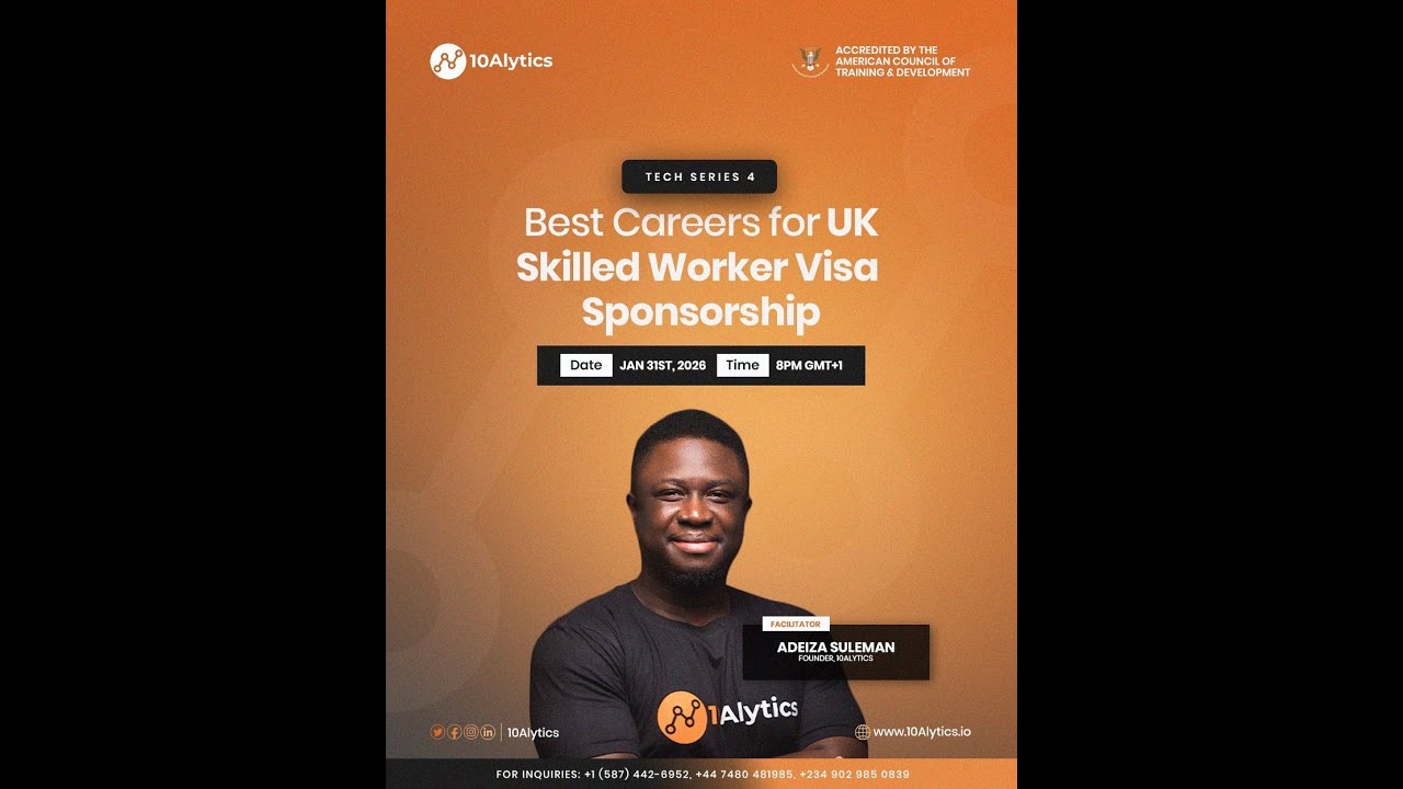 Best Careers for UK Skilled Worker Visa Sponsorship