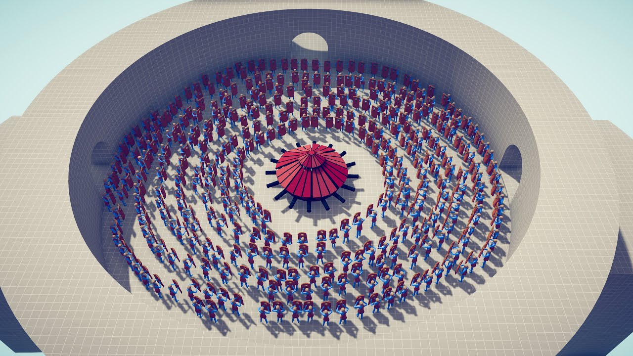 GOD DAVINCI TANK vs ARMIES ARENA - Totally Accurate Battle Simulator TABS