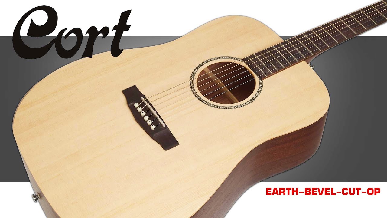 Акустическая гитара CORT EARTH-Bevel-CUT-OP (недорогая акустика с отделкой 