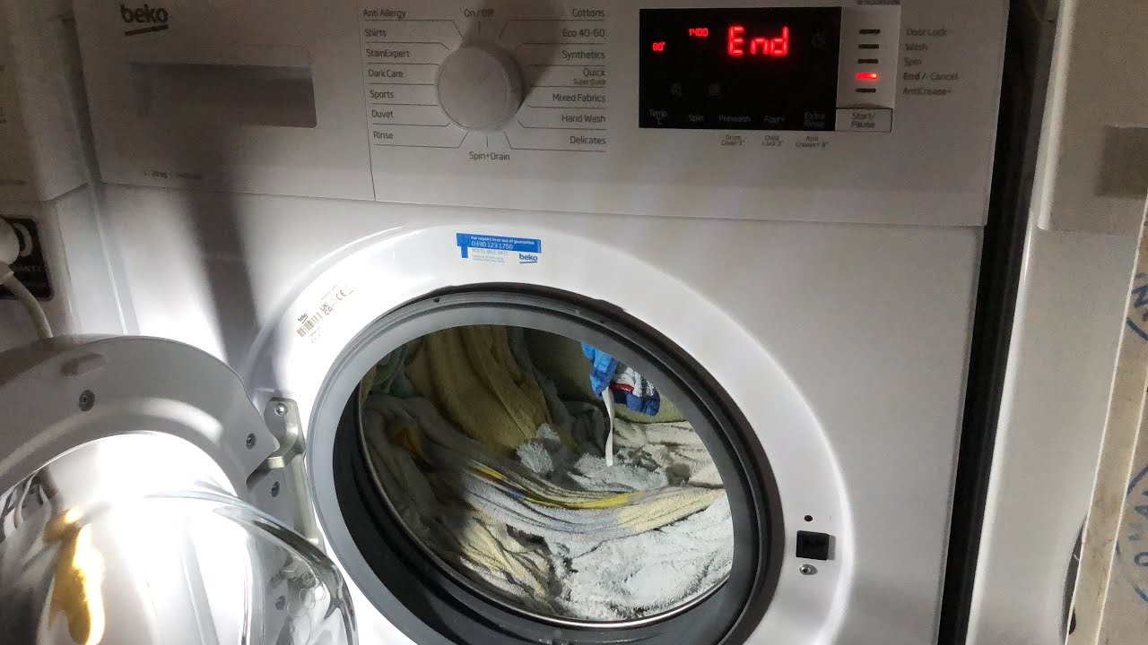 Beko WTK104121W Finał wash in my possession. Eco 40-60 Full load