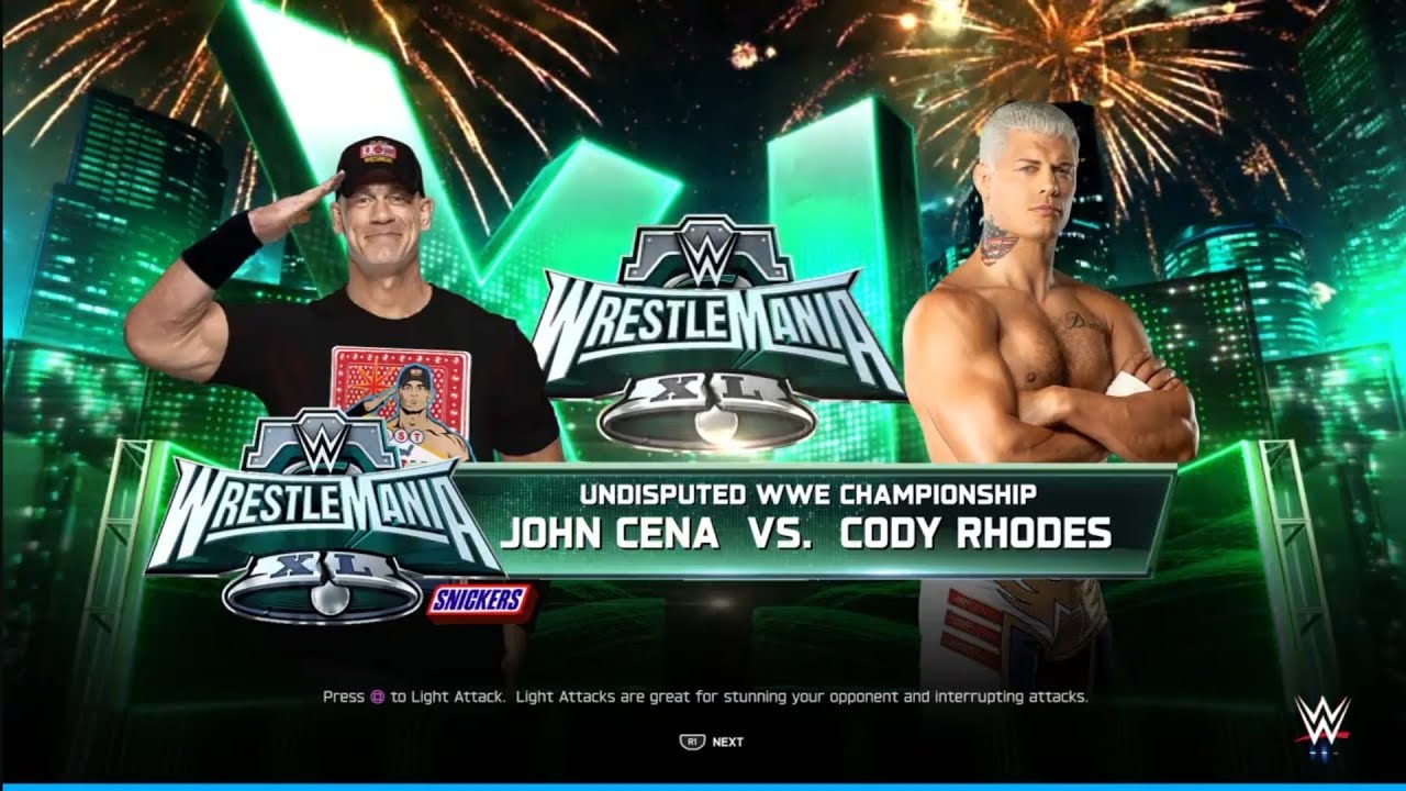 John Cena vs Cody road