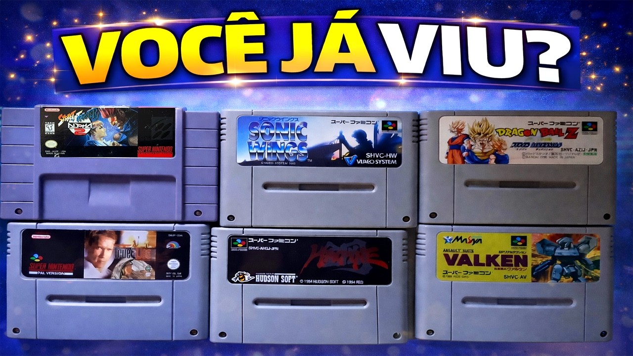 Jogos de Super Famicom Que Você Quase Não Encontra