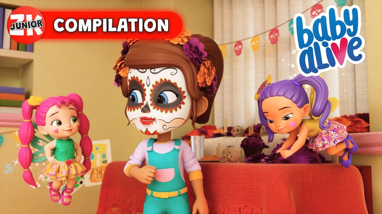 Отмечаем День мёртвых! 💀 Baby Alive | Подборка серий | ZeeKay Junior