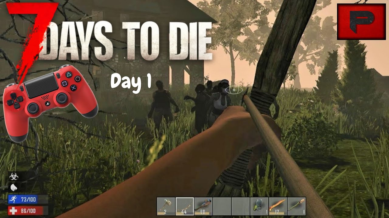 7 Days to Die PS4 - Day 1 we're infected hah
