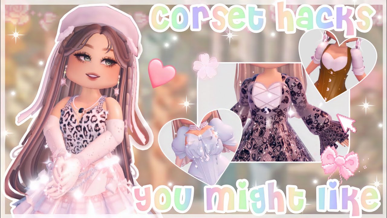 Corset Hacks That Enhances Your Outfits! Roblox Royale High | LauraRBLX