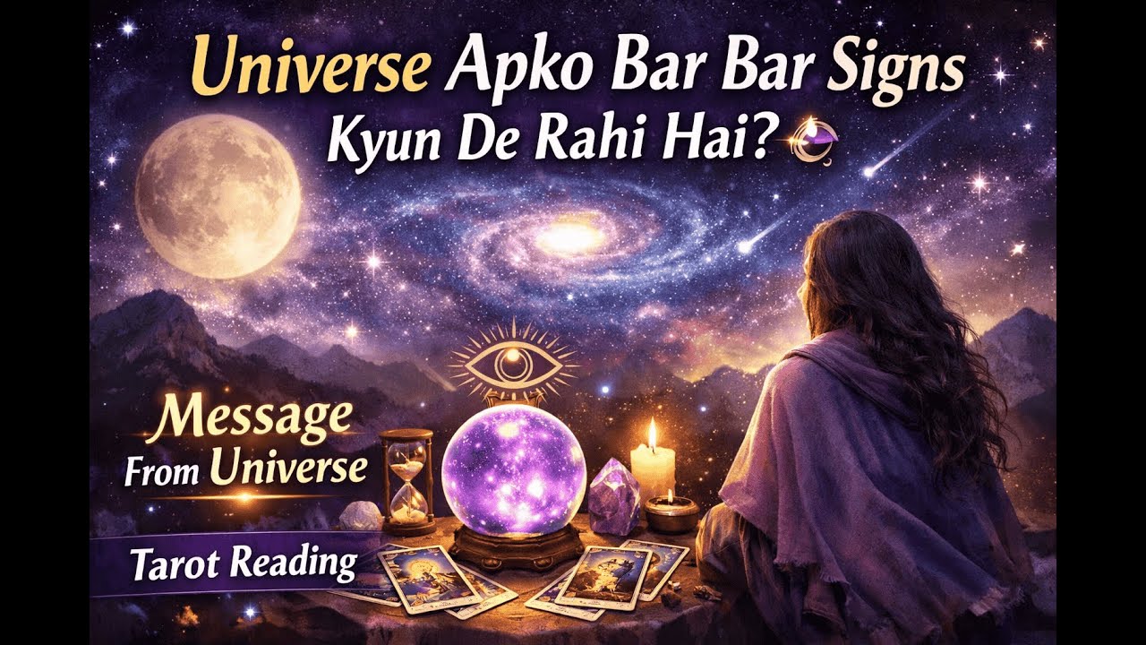 “Universe Apko Bar Bar Signs Kyun De Rahi Hai? 🔮 | Message From Universe | Tarot”