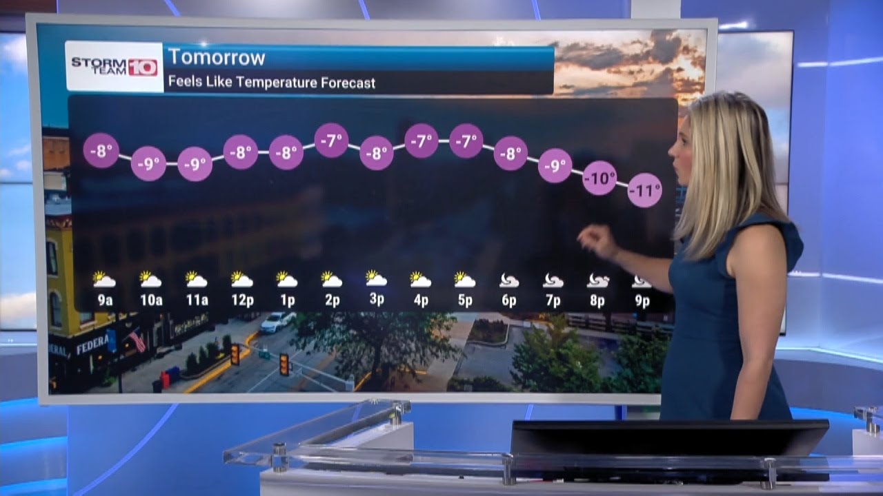 Bitter cold temps and snow - here's the forecast