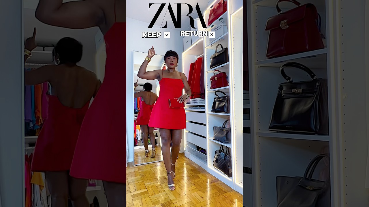 Zara Try on summer haul too good to return. I kept everything! What’s your favorite? (Shop below)
