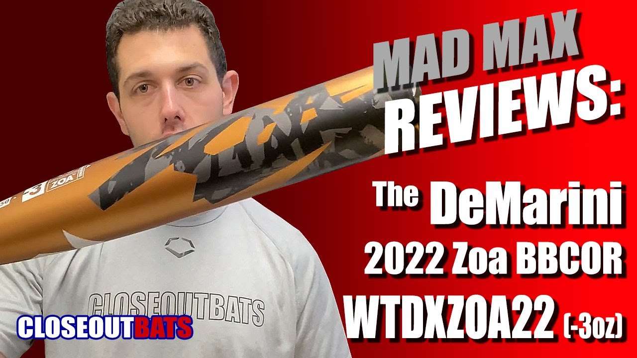 DeMarini WTDXZOA22 Zoa BBCOR  3oz 2022