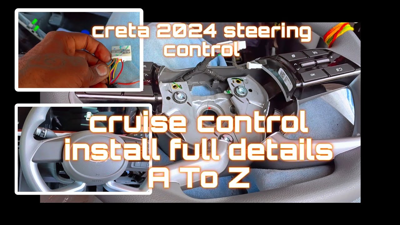 Creta 2024 model staring control and cruise control kese lagya full details