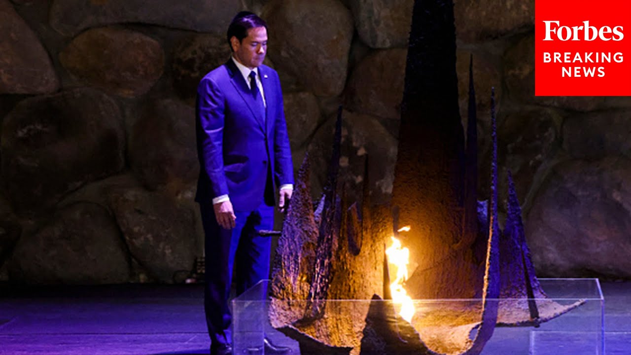 Secretary Of State Marco Rubio Visits The Yad Vashem Holocaust Memorial Site In Jerusalem