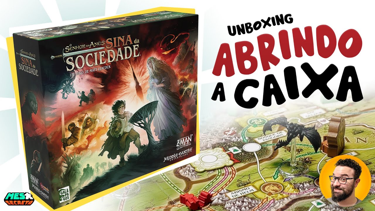O Senhor dos Anéis: Sina da Sociedade | Abrindo a Caixa (unboxing)