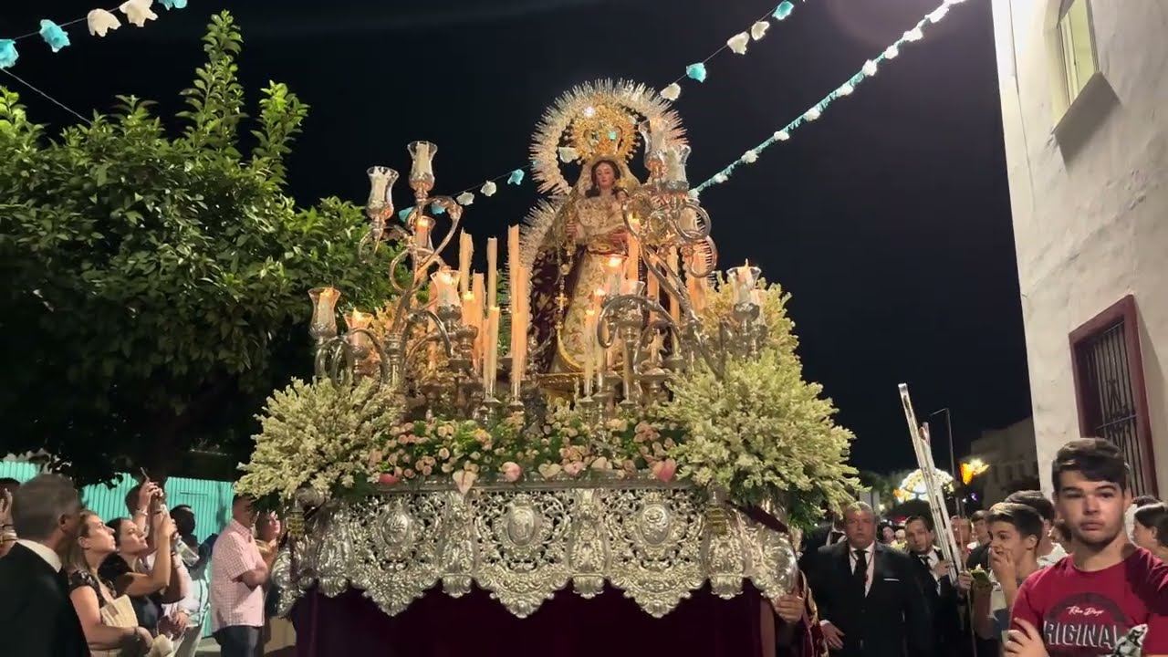 [4K] Reina de Gelves Coronada | Virgen de Gracia Coronada | Gelves 2023
