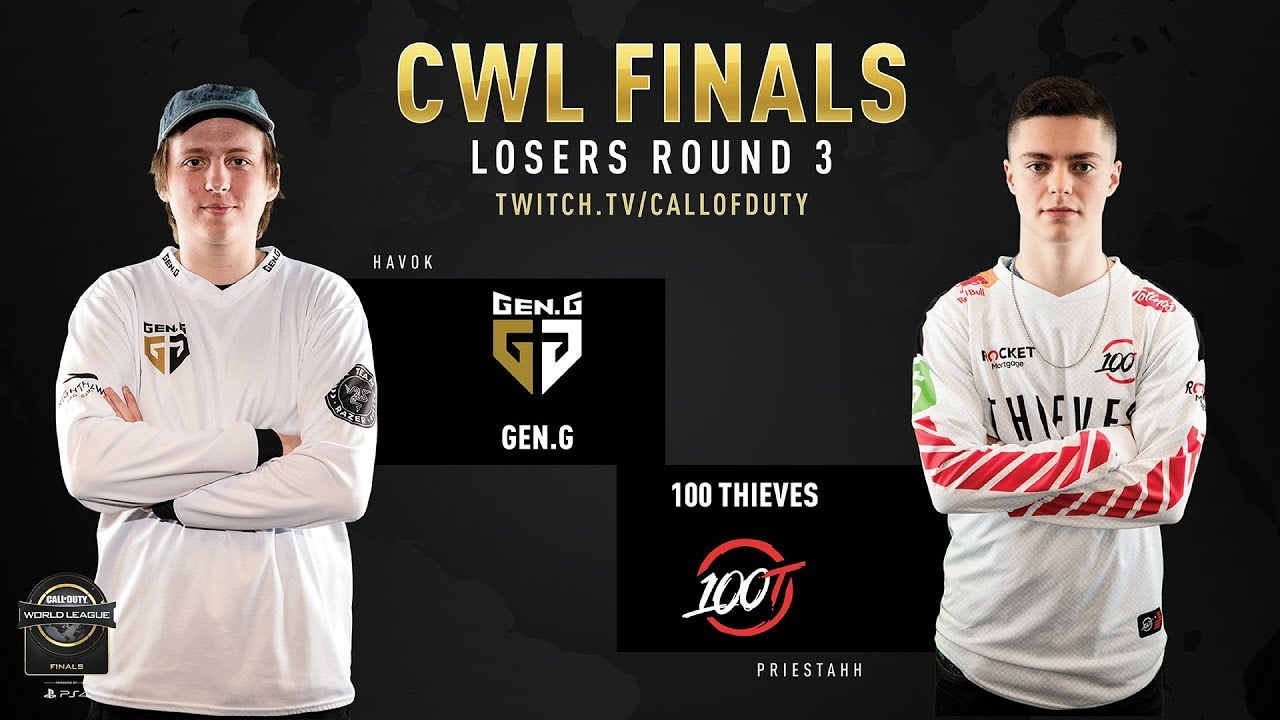 100 Thieves vs Gen.G | CWL Finals 2019 | Day 2