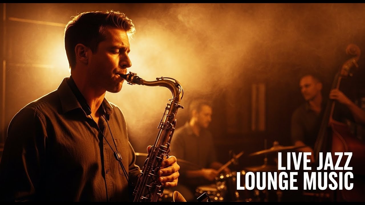 Live Lounge Jazz Music Stream – Cozy Jazz Bar Atmosphere for Stress Relief