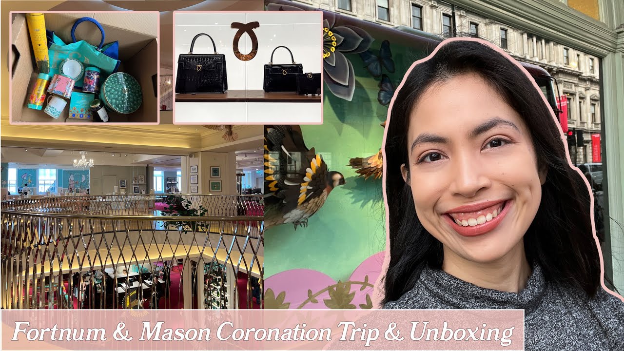King Charles III's Coronation Souvenir Memorabilia Unboxing + a trip to Fortnum & Mason Picadilly!