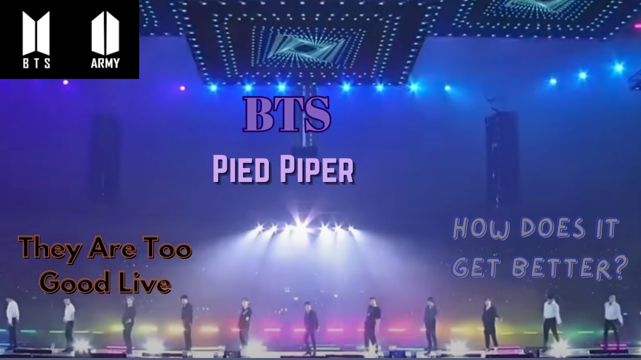 This is my 1st time watching and reacting to BTS's “Pied Piper” live and wow, I wasn’t ready! 😮