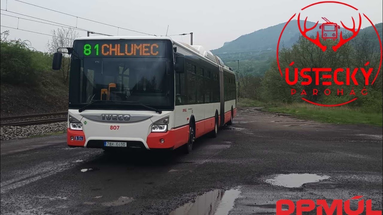 Linka 81; točna Církvice - Chlumec. CabinCam