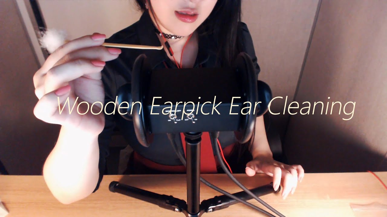 ASMR Realistic! Rough Ear Cleaning with Wooden Ear Pick 1H