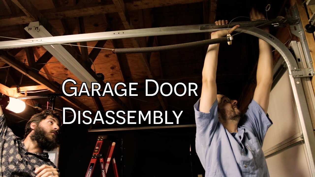 Garage Conversion Ep 1: Garage Door Disassembly