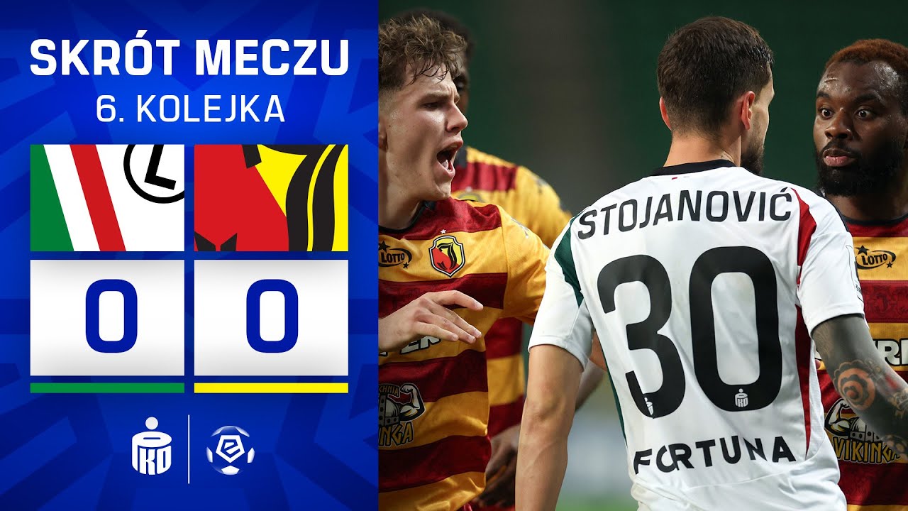 Legia - Jagiellonia | SKRÓT | Etiuda bezbramkowa | Ekstraklasa 2025/26 | 6. kolejka