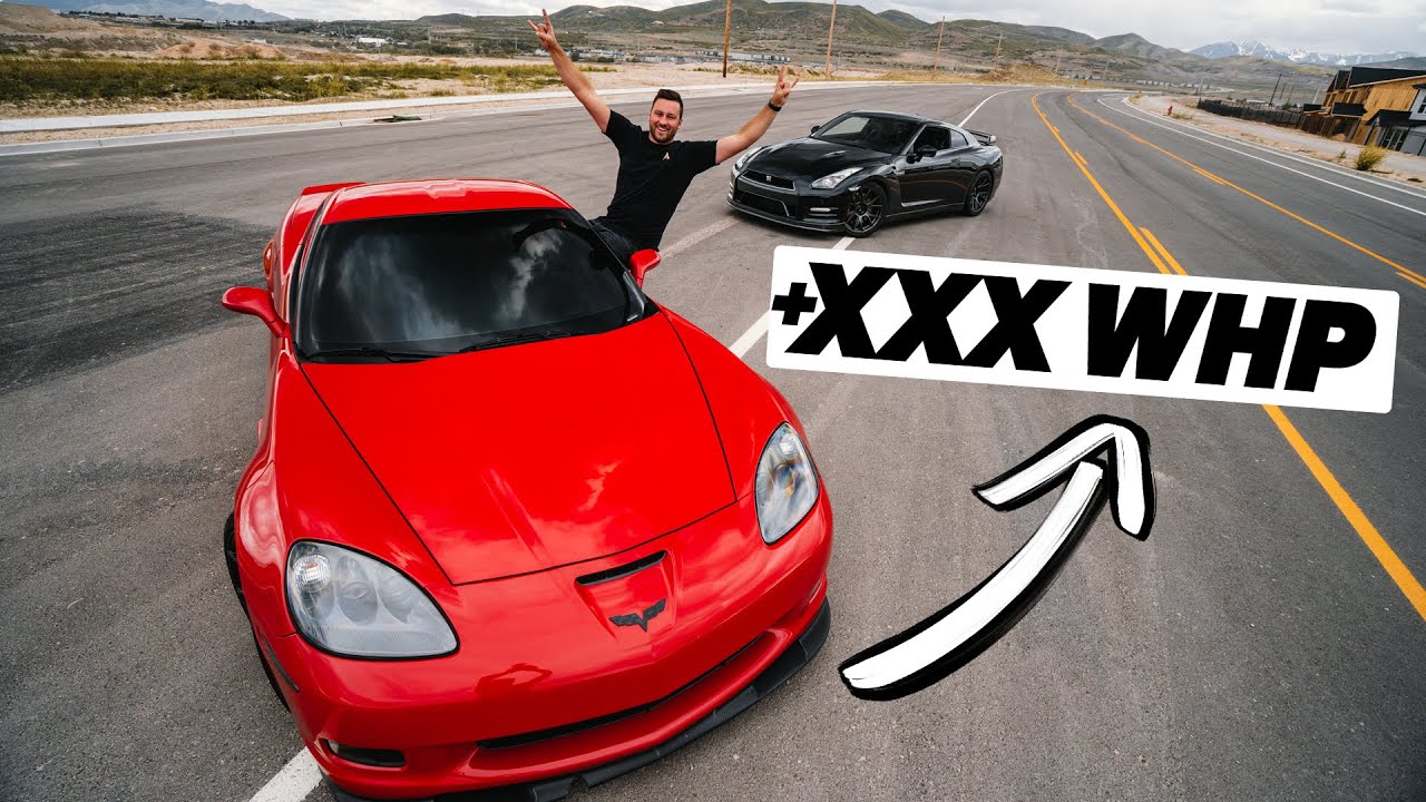 Заряженный C6 Z06 Corvette Dyno (впрыск метамфетамина)