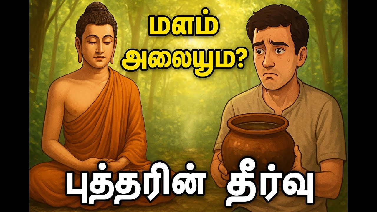 🧘‍♂️ மனம் கலங்கிறதா? புத்தரின் அறிவுரை உங்கள் வாழ்க்கையை மாற்றும் |Buddha Story Tamil | Mind Control