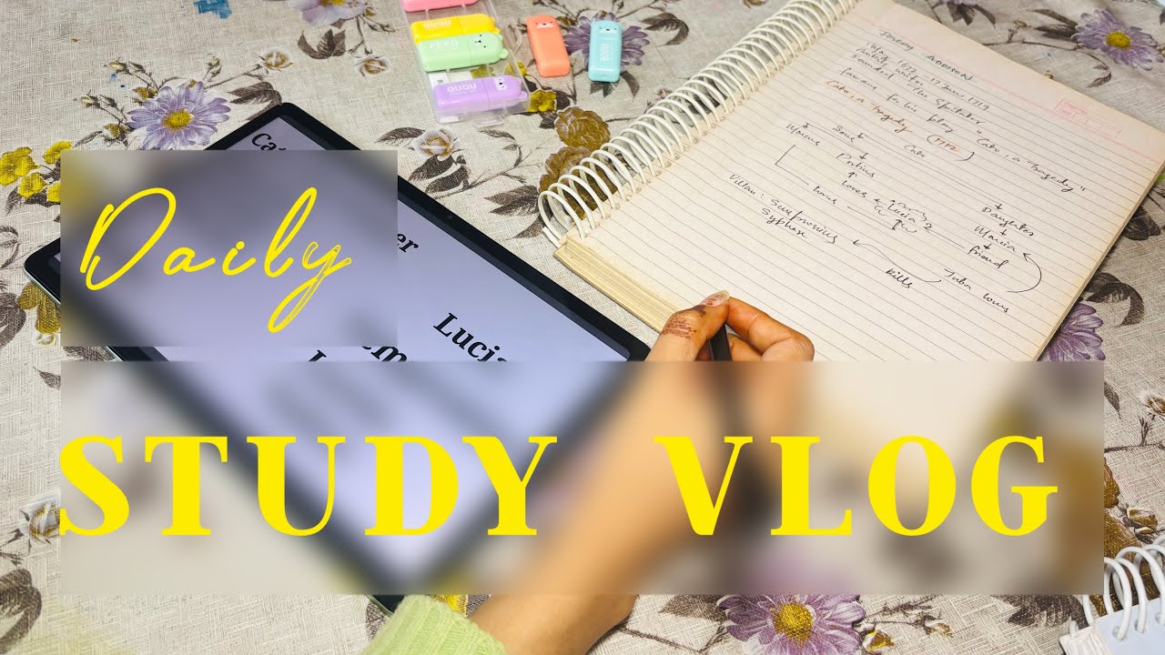 Daily study vlog 📚📝 
