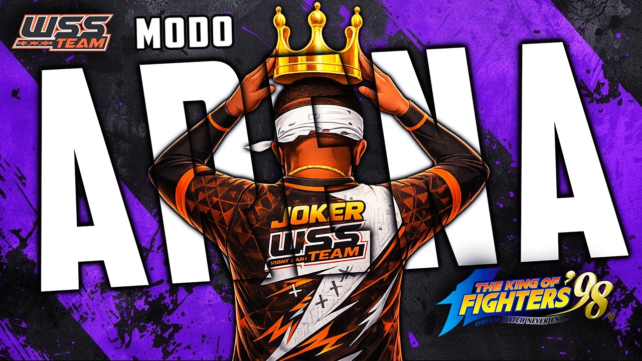 WSS MODO ARENA | VEM SEM MEDO BB | KOF98 | !Pix !Sorteio !Kick !Twitch