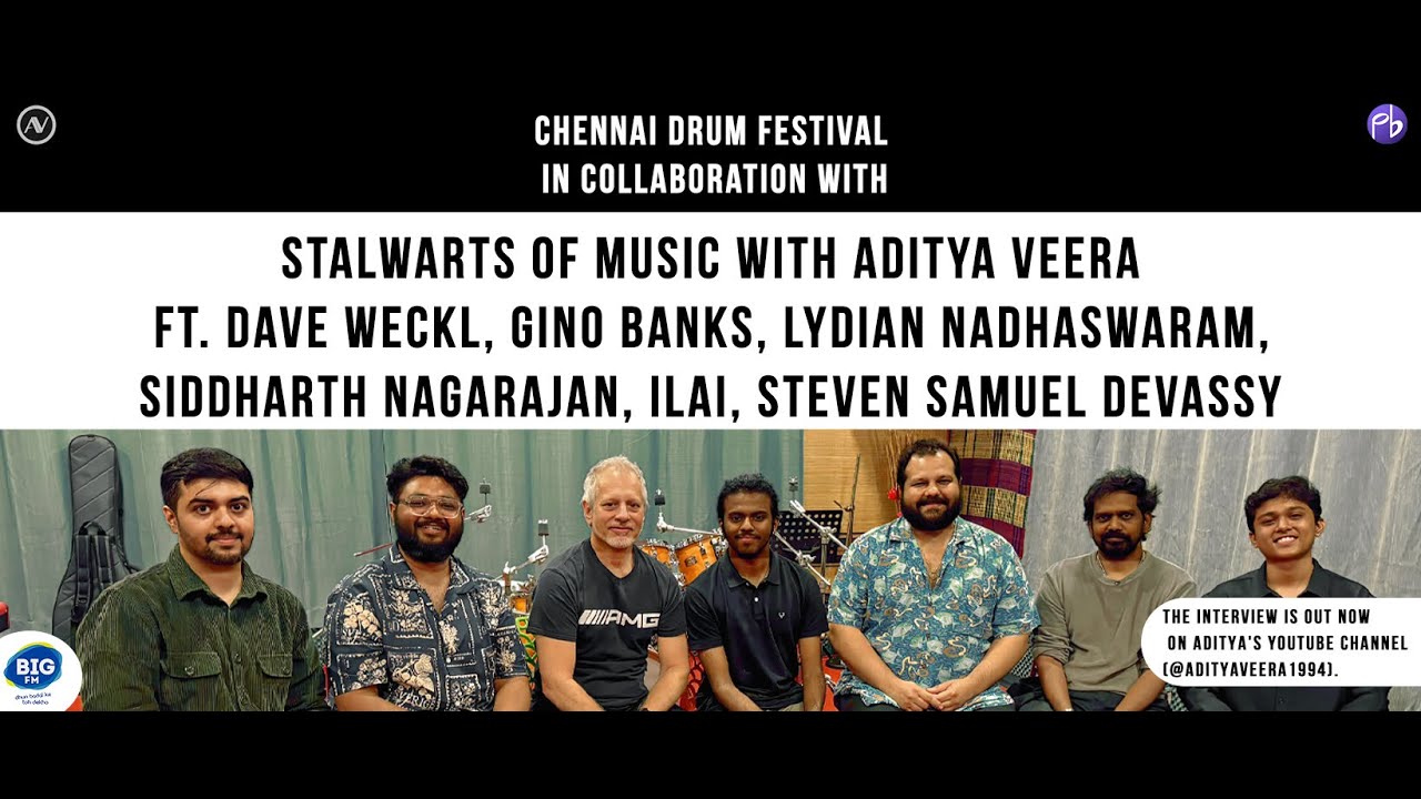 Stalwarts Of Music In Collaboration with Chennai Drum Fest 2024 Live Podcast Edition.