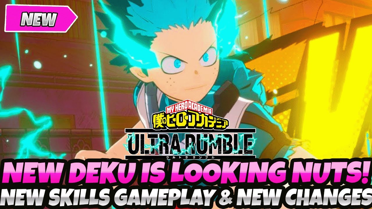 *NEW DEKU IS LOOKING INSANE!!* NEW SKILLS GAMEPLAY! FIRST LOOK & CHANGES! (My Hero MHA Ultra Rumble)