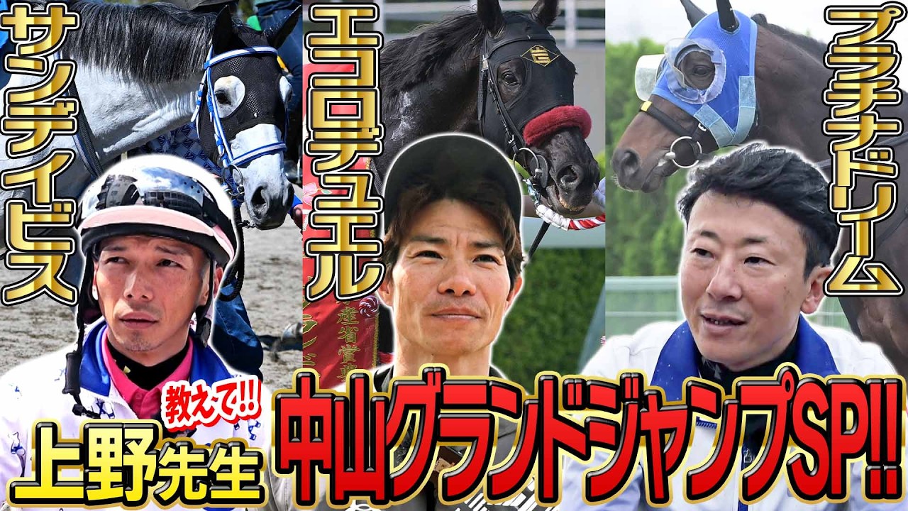 【中山グランドジャンプ2026】昨年春秋王者の連覇！有終の美！新興勢力の台頭！上野翔騎手、草野太郎騎手、石神深一騎手がレースのポイント・見どころ全部教えます！《東スポ競馬》