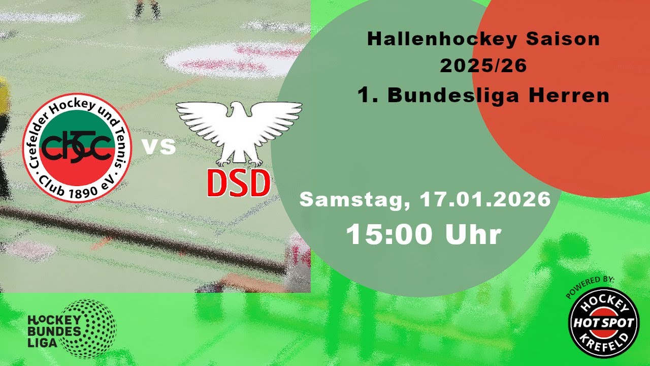 Crefelder HTC - DSD Düsseldorf - Herren 1. Hallenhockey Bundesliga