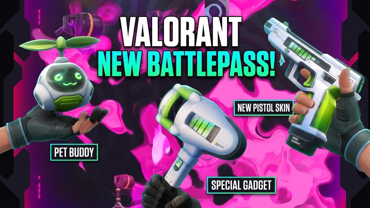 VALORANT NEW BATTLEPASS TRAILER! 🔥 (All Weapon Skins, Cards & Gun Buddies)