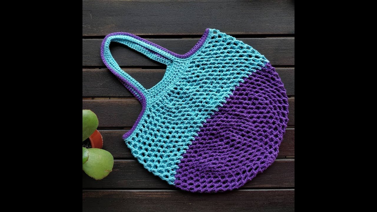Mavis String Bag - crochet tutorial