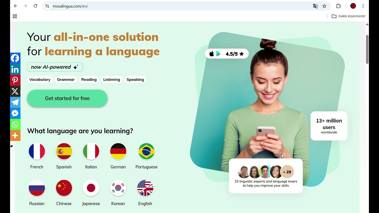 Language App Landing Page Review | Part 3