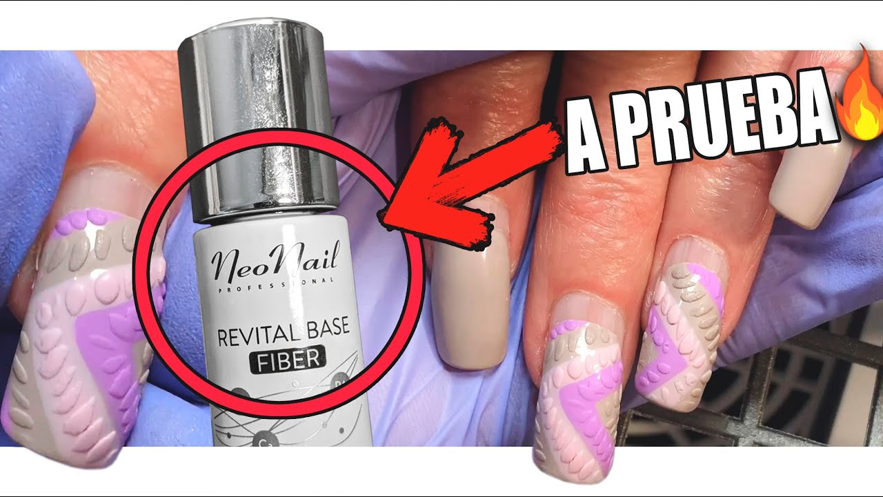 Revital Base FIBER de NeoNail, 🔥A PRUEBA 🔥, Gel sin limado o Rubber base