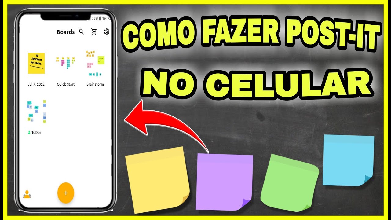COMO FAZER E USAR POST-IT NO CELULAR😱| DICA TOP