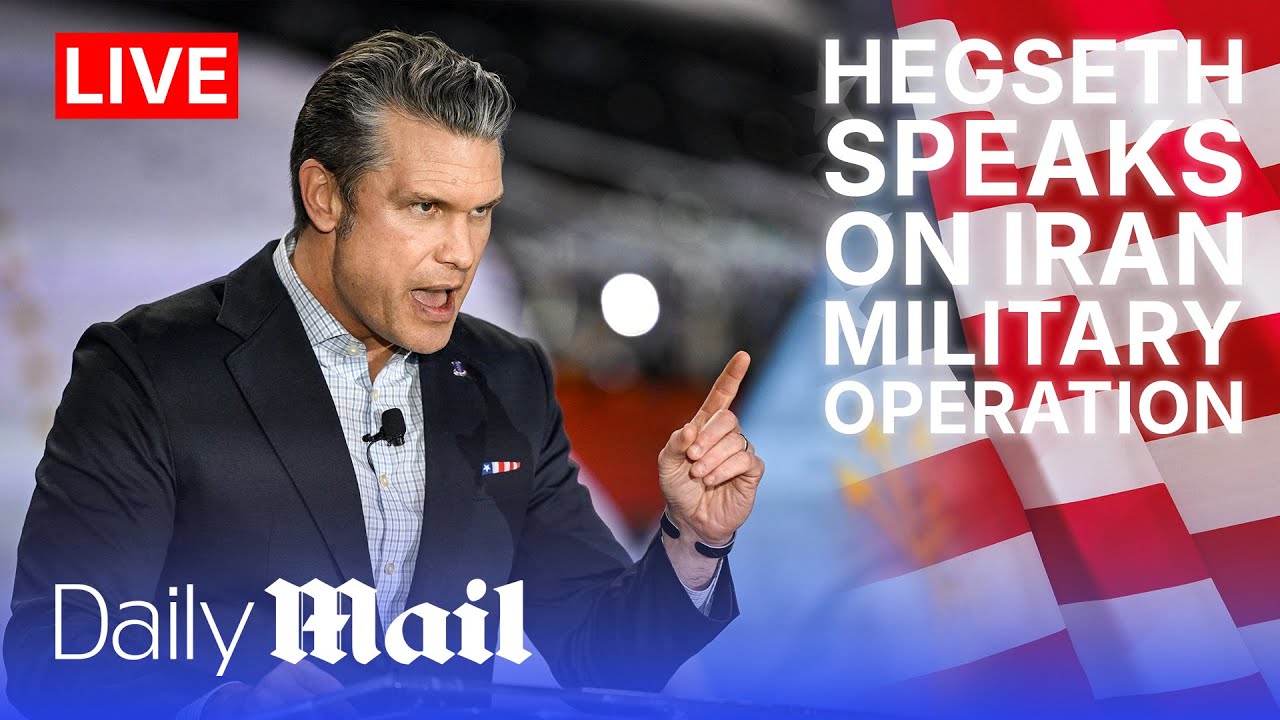 LIVE | Hegseth speaks at news conference about Iran military operation